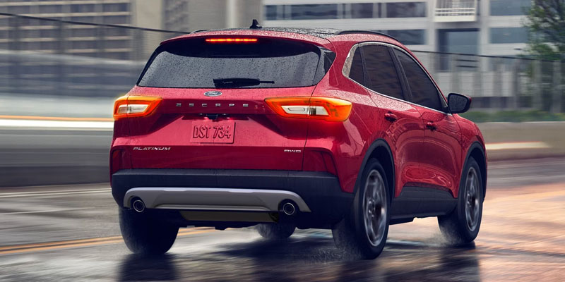 2026 Red Ford Escape in It's back profile stopped cruising