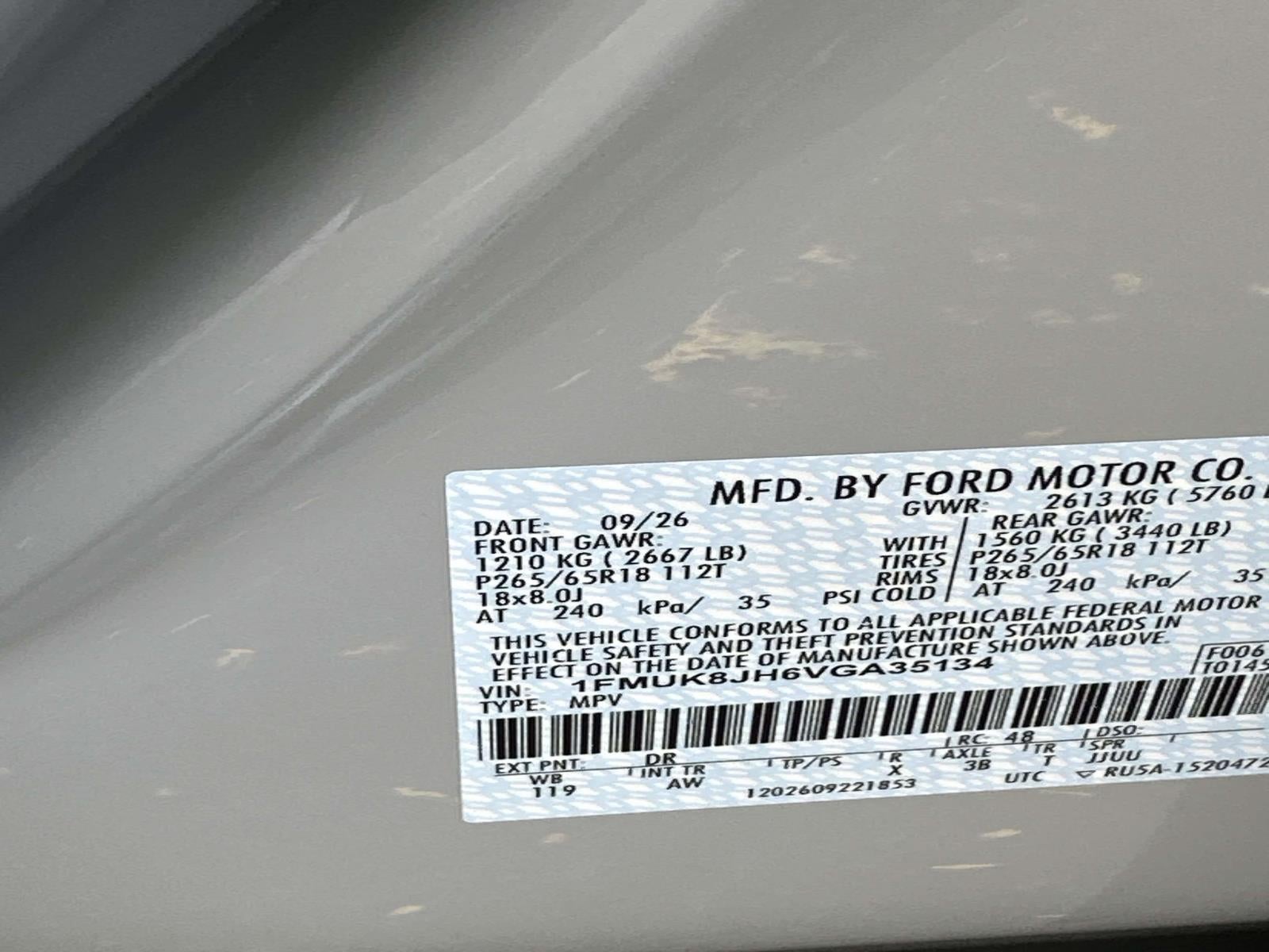 2027 Ford Explorer Tremor 4WD