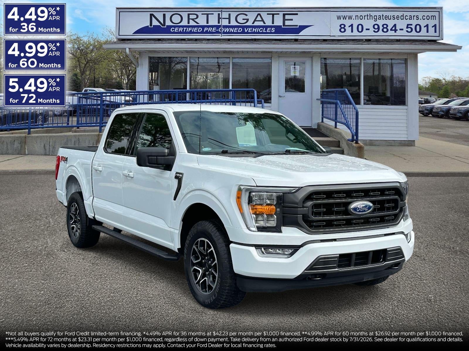 2022 Ford F-150 XLT 4WD SuperCrew 5.5' Box