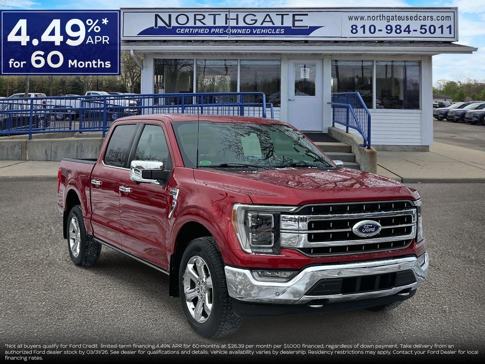 2022 Ford F-150 LARIAT 4WD SuperCrew 5.5' Box