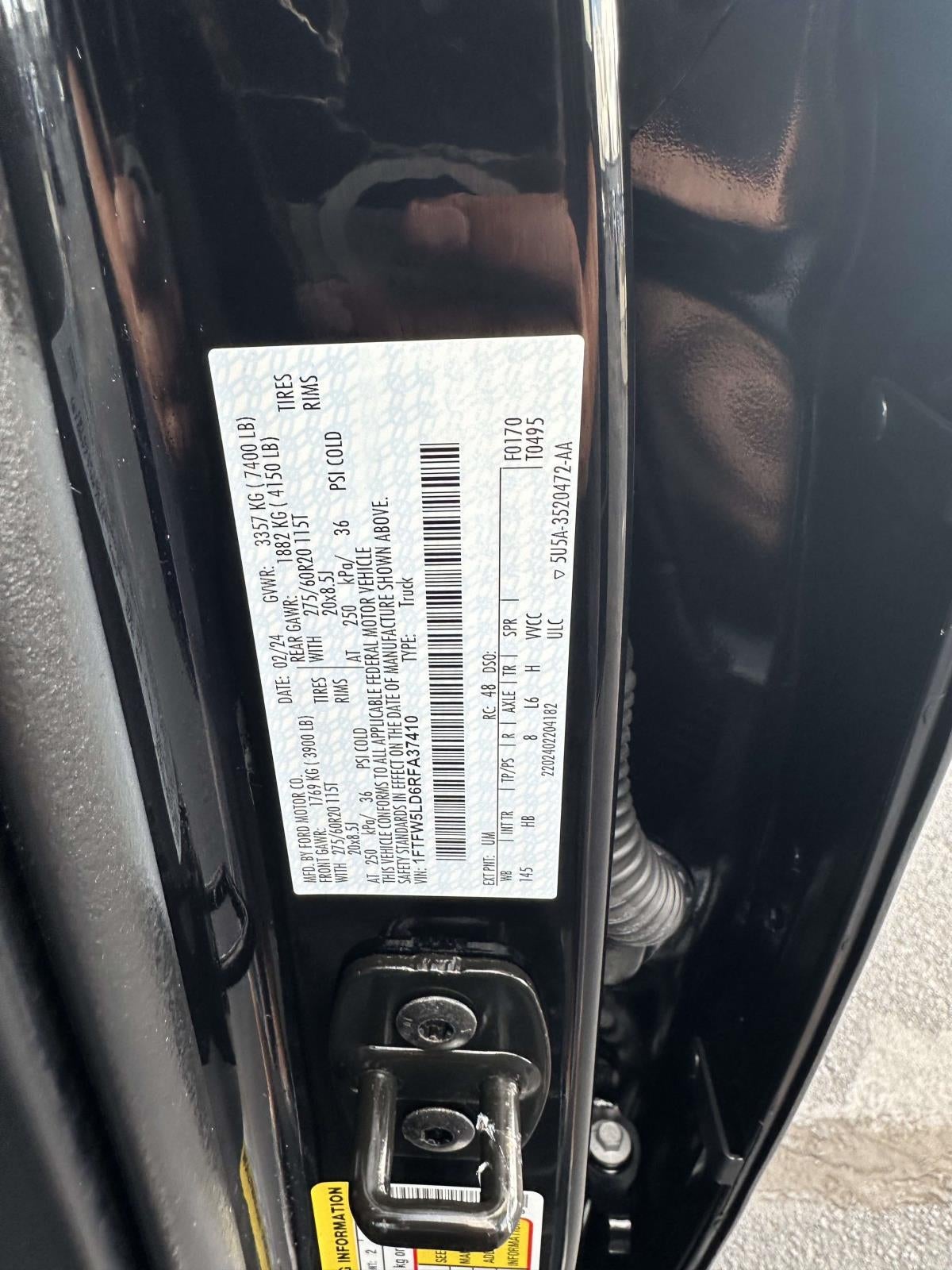 2024 Ford F-150 LARIAT 4WD SuperCrew 5.5' Box