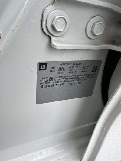 2017 Chevrolet Cruze 4dr Sdn 1.4L LT w/1SD