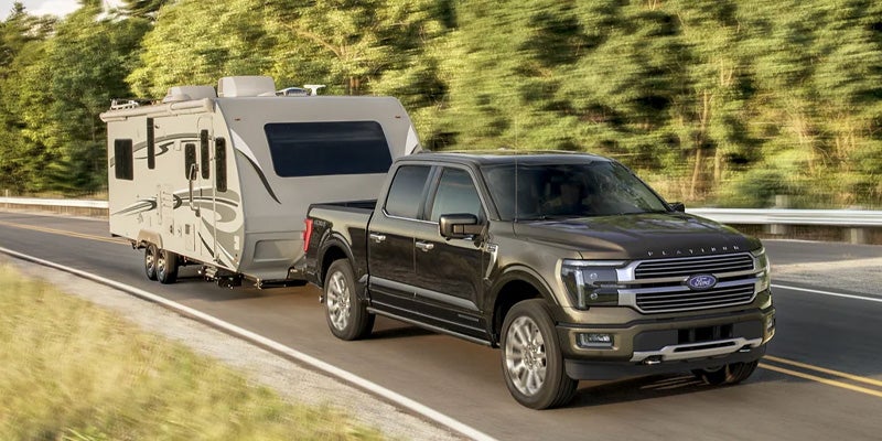 2025 Ford F-150 towing camper