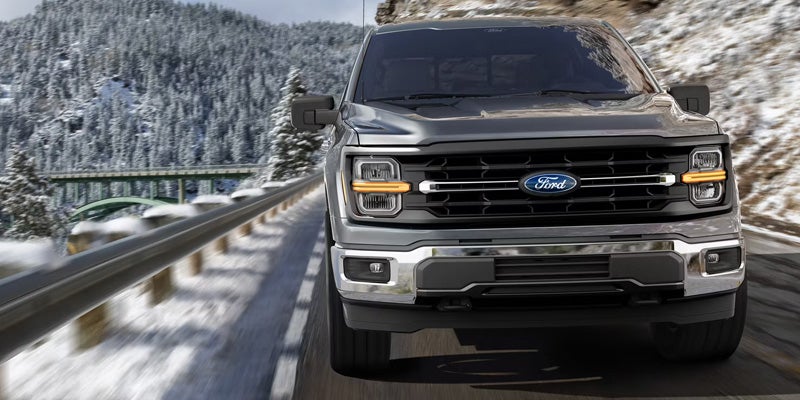 2026 Ford F-150 cruising on mountain