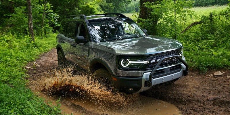 2026 Ford Bronco Sport showing it's off-road capabilities