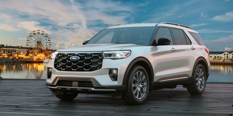 2026 Ford Explorer parked in right seaside